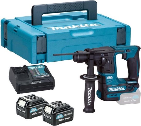 Makita Accuboorhamer HR166DSMJ SDS-Plus 10.8 V 4 Ah Li-ion Incl. 2 accus, Incl. koffer