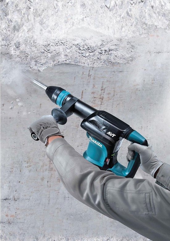 Makita HM0871C SDS-Max-Stemhamer, Beitelhamer 1100 W 8.1 J Incl. koffer - Blauw