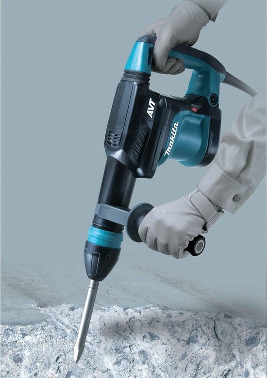 Makita HM0871C SDS-Max-Stemhamer, Beitelhamer 1100 W 8.1 J Incl. koffer - Blauw