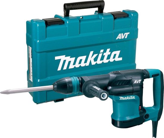 Makita HM0871C SDS-Max-Stemhamer, Beitelhamer 1100 W 8.1 J Incl. koffer - Blauw