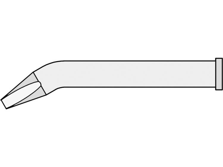 Weller XT BX Soldeerpunt Beitelvorm, gebogen Grootte soldeerpunt 2.4 mm Lengte soldeerpunt: 51.5 mm Inhoud: 1 stuk(s)