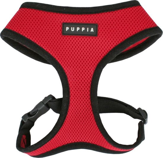 Puppia Hondentuig Soft Harness - Rojo