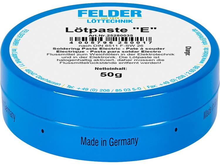 Felder LÃ¶ttechnik ISO-Flux E Soldeerpasta Inhoud 1 stuk(s)