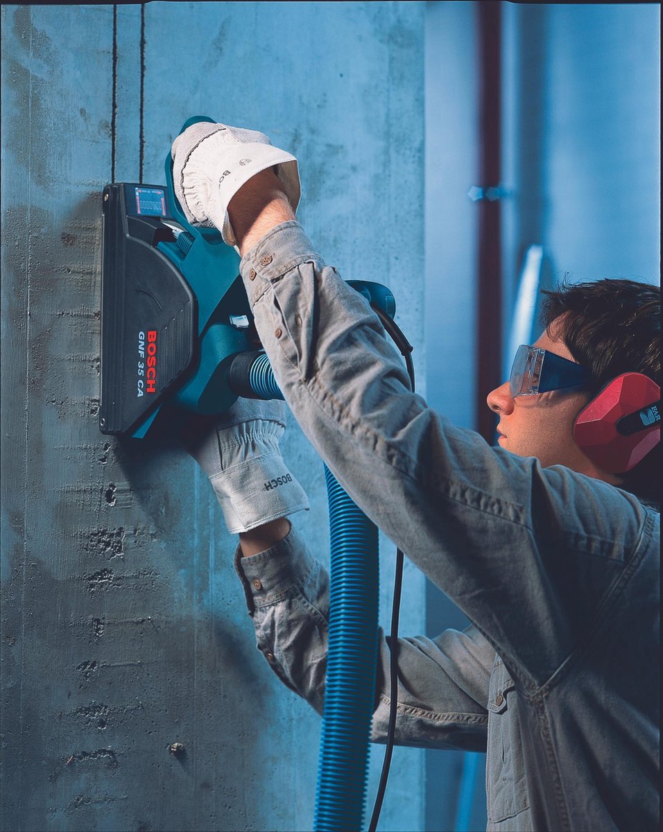 Bosch GNF 35 CA 0601621703 Muurfrees 150 mm Incl. koffer 1400 W - Blauw