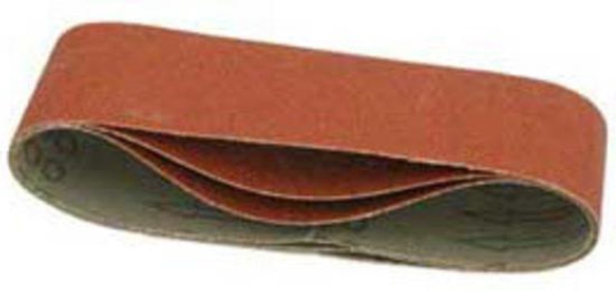 Wolfcraft 1916100 Schuurbandset Korrelgrootte 40, 80, 120 (l x b) 533 mm x 75 mm 9 stuk(s)