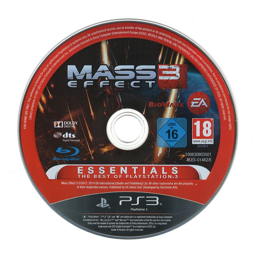 Electronic Arts Mass Effect 3 (essentials) (losse disc)