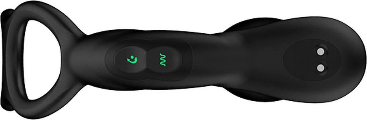 Nexus - Simul8 Vibrerende Anaal Vibrator Met Cockring - Zwart