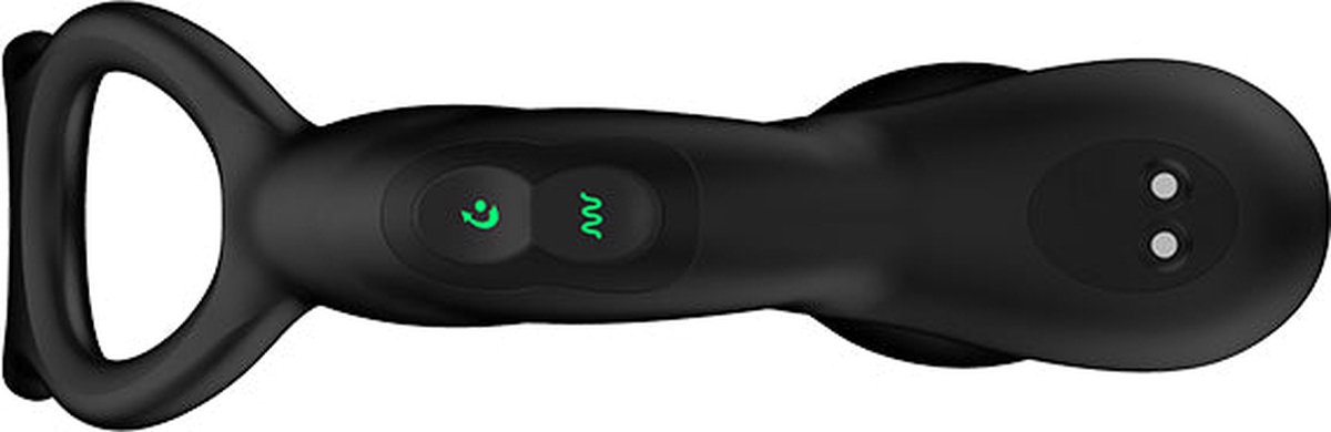 Nexus - Simul8 Vibrerende Anaal Vibrator Met Cockring - Zwart