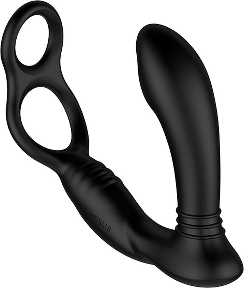 Nexus - Simul8 Vibrerende Anaal Vibrator Met Cockring - Zwart