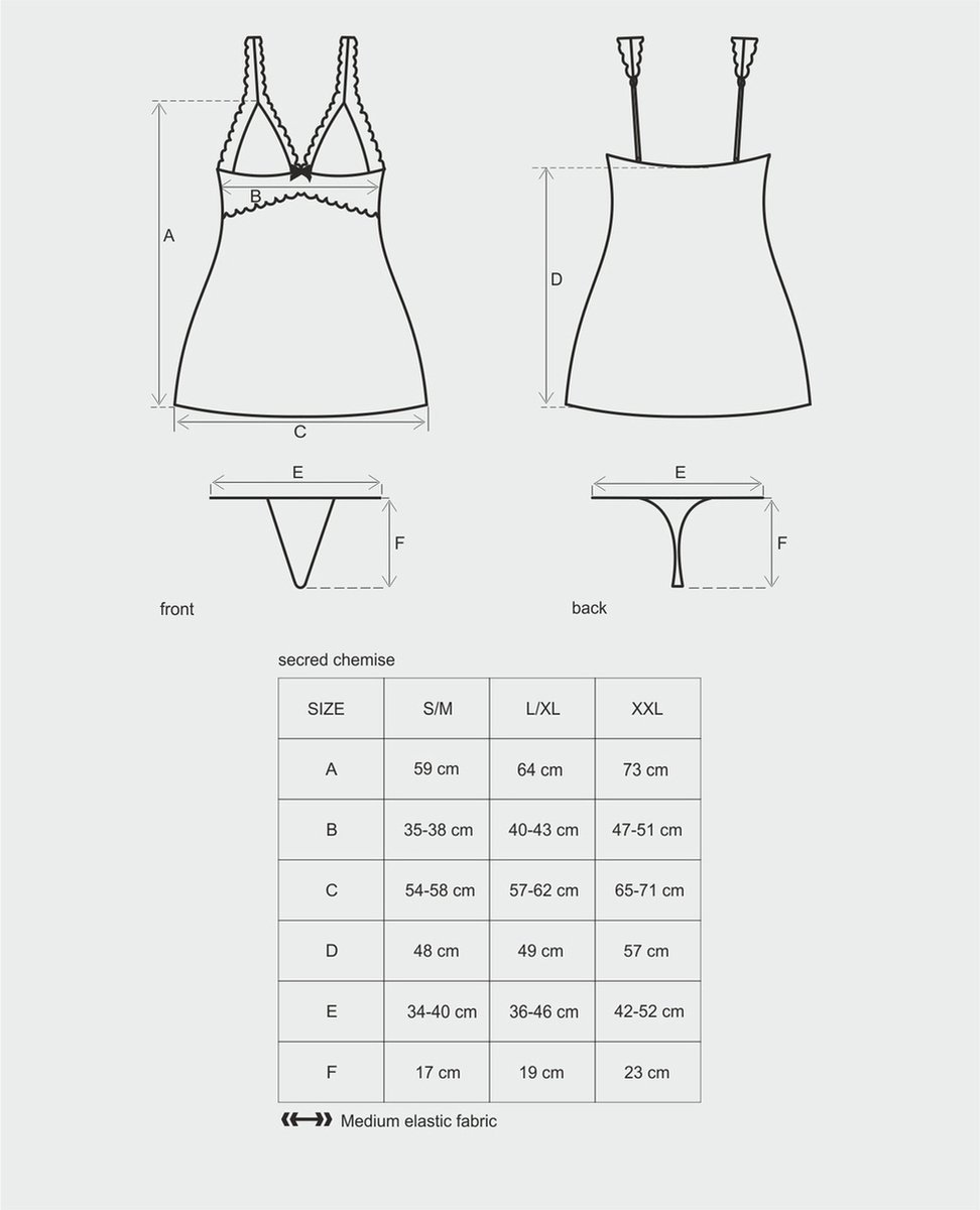 Obsessive Romantische jurk Secred - Rood