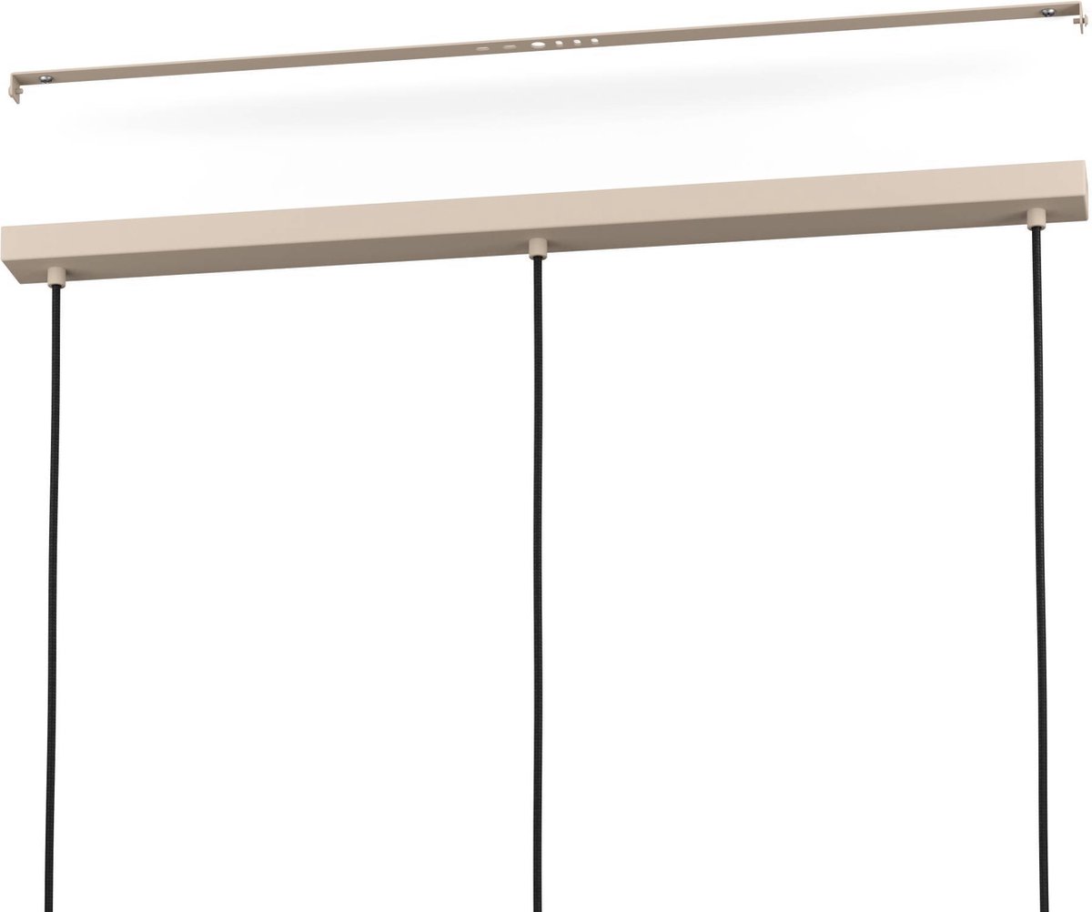 EGLO Cambaito Hanglamp - Zwart - Beige