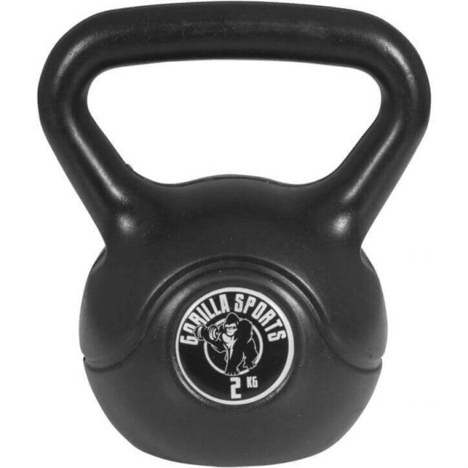 Gorilla Sports Kettlebell - Kunststof - 2 Kg