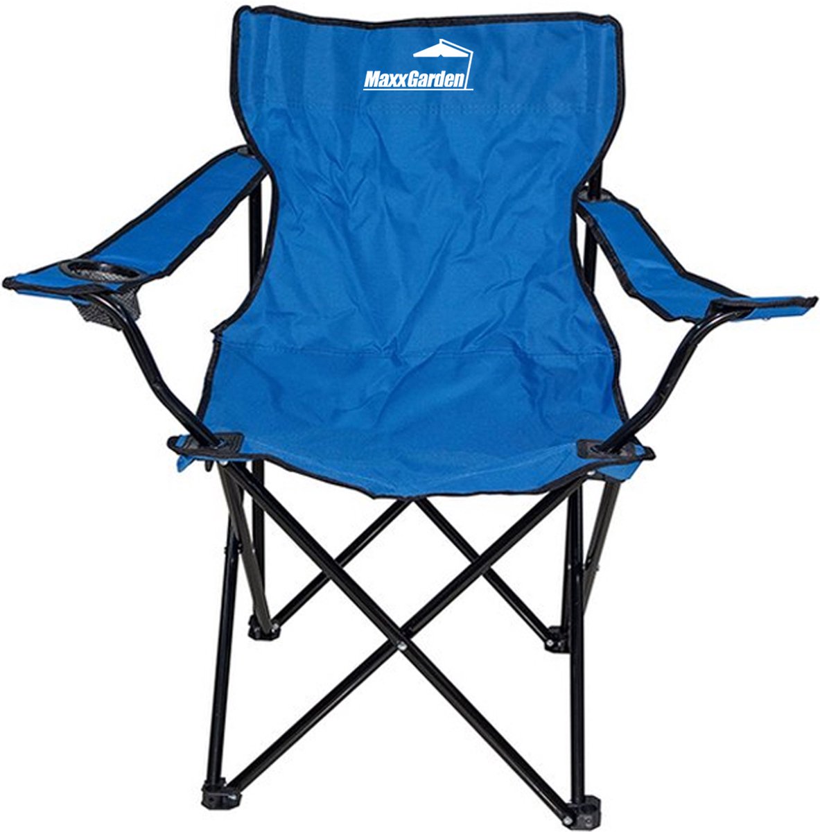 MaxxGarden Campingstoel - Vouwstoel - Alluminium - Compact - Blauw