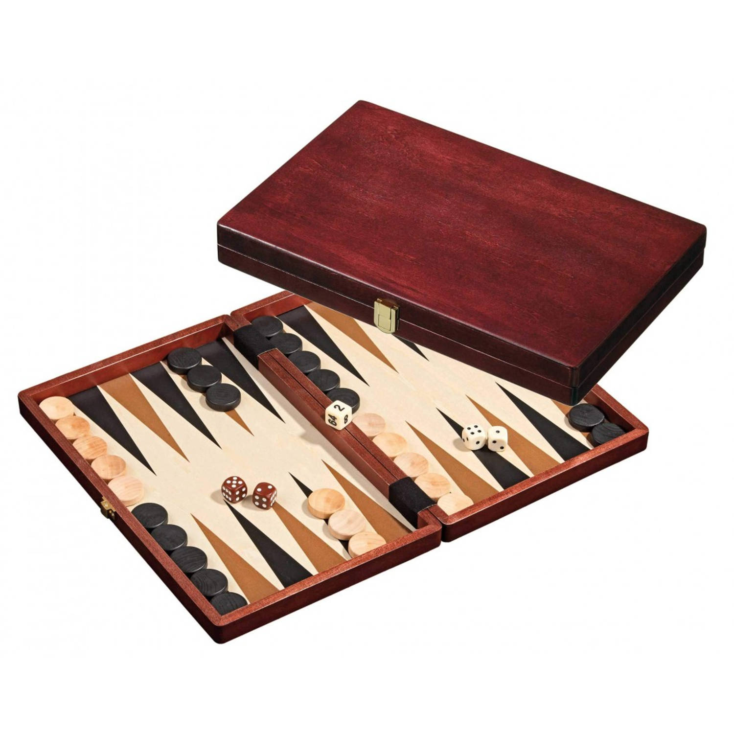 Philos Houten Backgammon Kasette Naxos