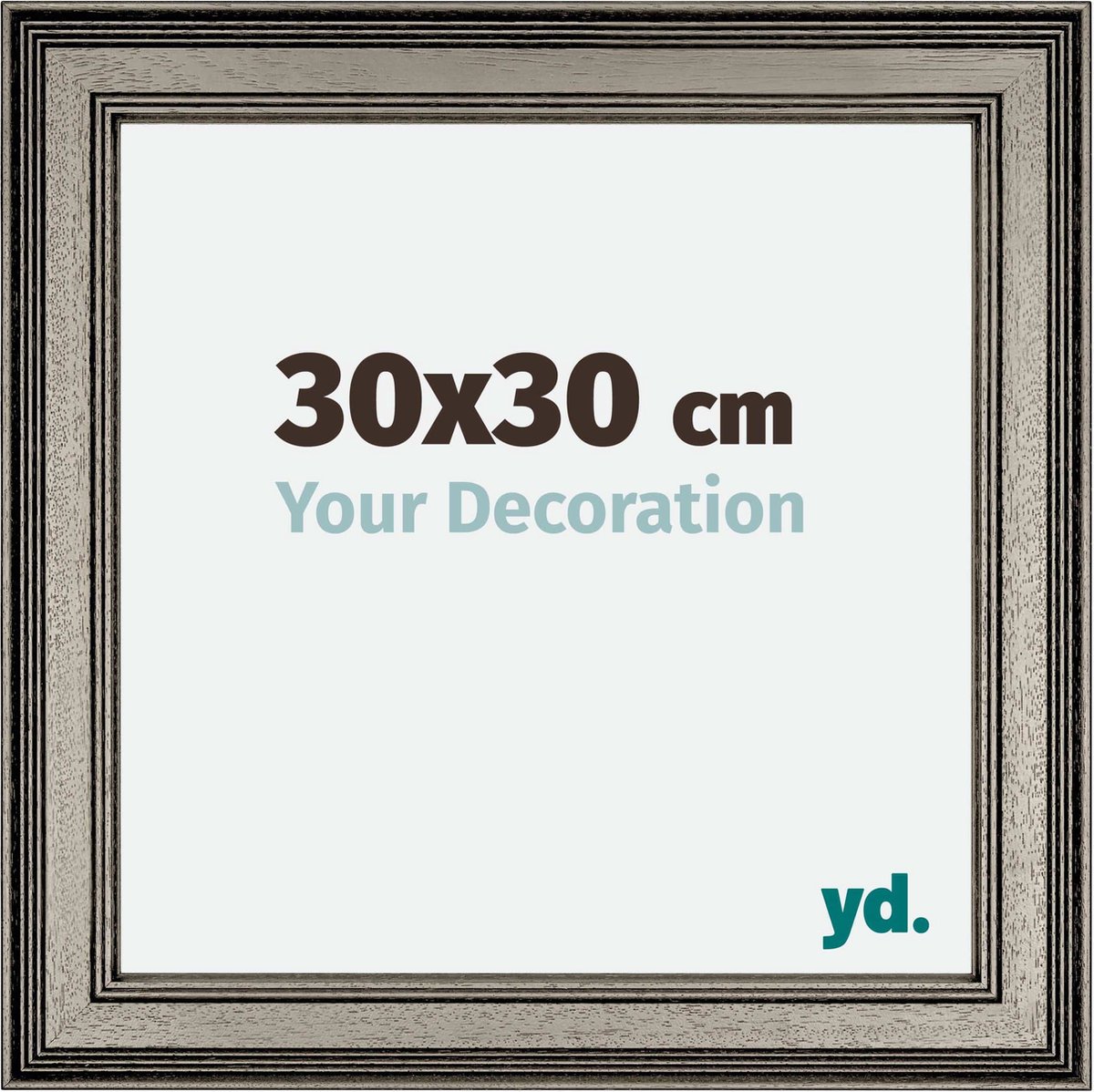 Your Decoration Liverpool Houten Fotolijst 30x30cm Zilver