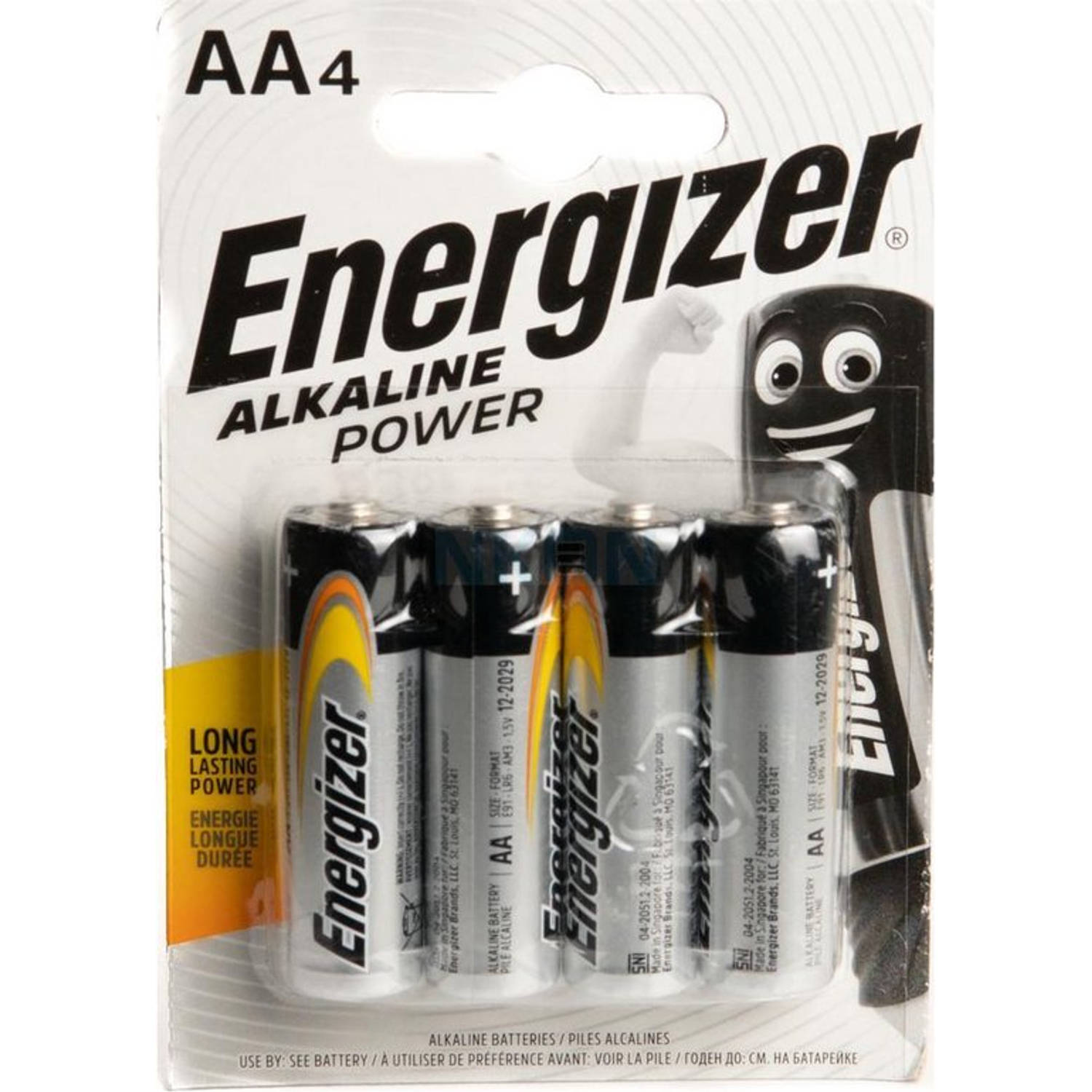 Energizer 16 Stuks (4 Blisters A 4 Stuks) Aa Alkaline Power 1.5v