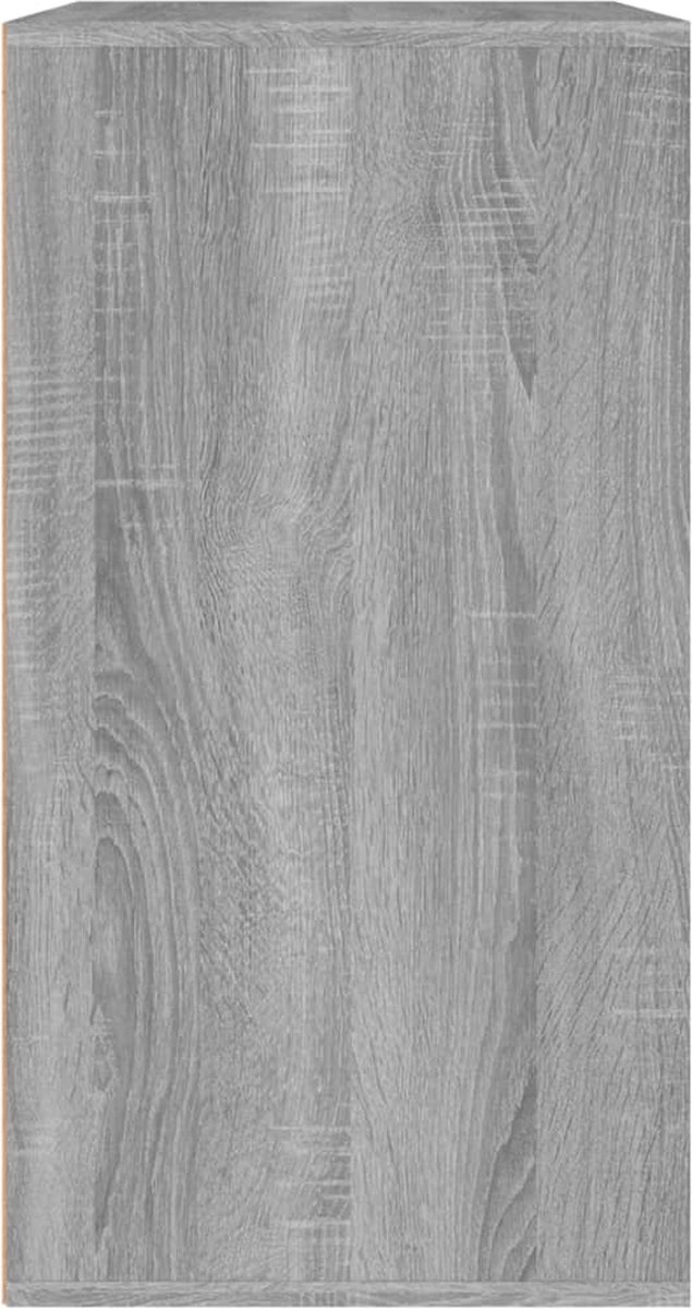 Vidaxl Cosmeticakast 80x40x75 Cm Bewerkt Hout Sonoma Eikenkleur - Grijs