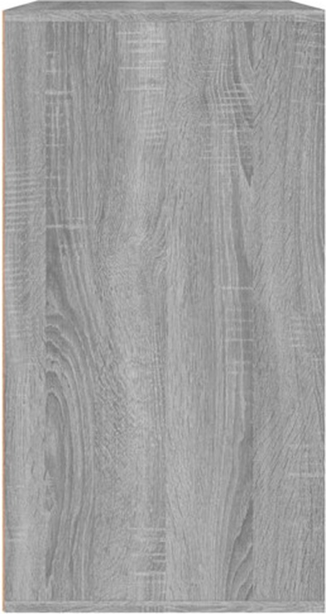 Vidaxl Cosmeticakast 80x40x75 Cm Bewerkt Hout Sonoma Eikenkleur - Grijs
