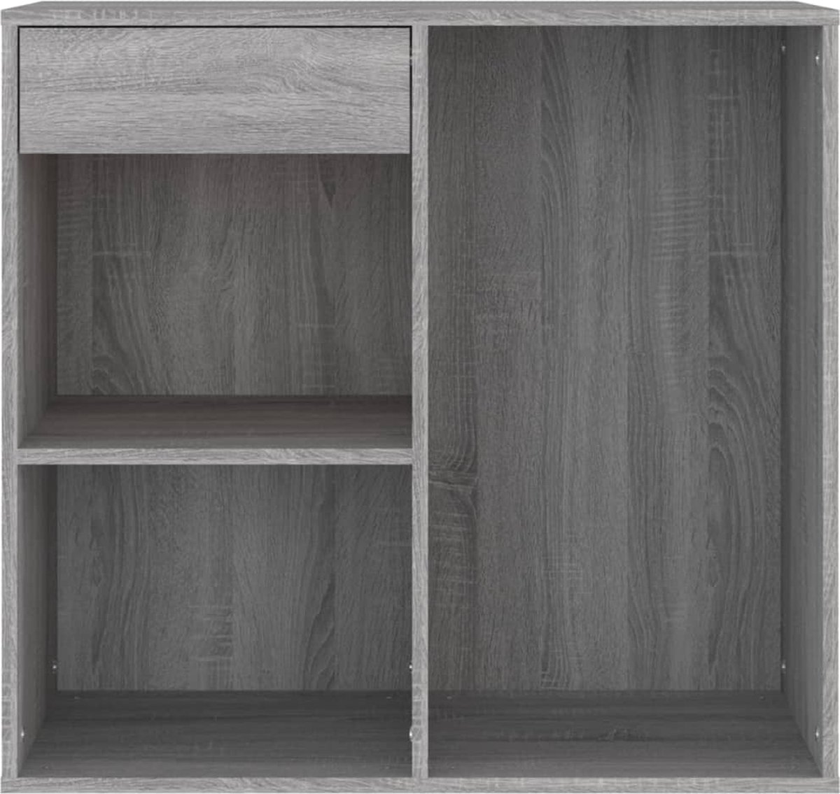 Vidaxl Cosmeticakast 80x40x75 Cm Bewerkt Hout Sonoma Eikenkleur - Grijs
