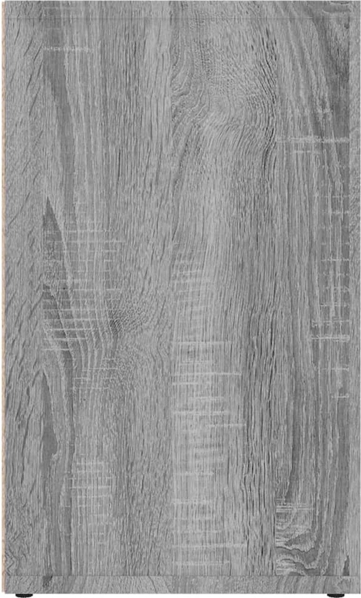 Vidaxl Schoenenkasten 2 St 52,5x30x50 Cm Sonoma Eikenkleurig - Grijs