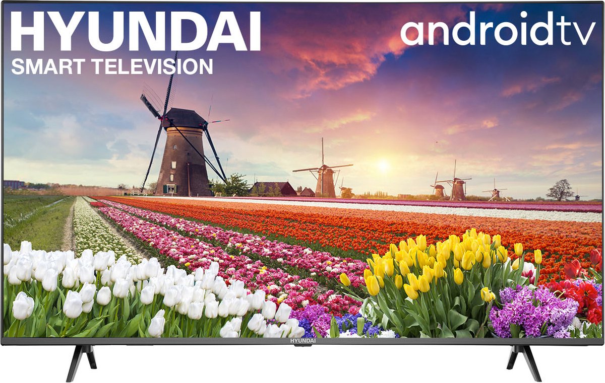 Hyundai Electronics - Android Uhd Smart Tv 55"" (139cm) Met Built-in Chromecast - Zwart