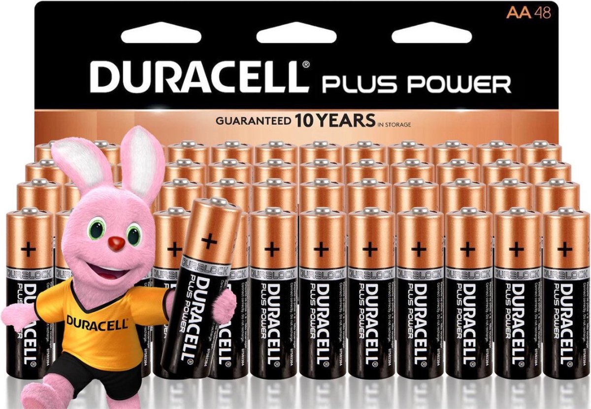 Duracell 48 X Aa Plus Power - Voordeelverpakking - 48 X Aa Batterijen