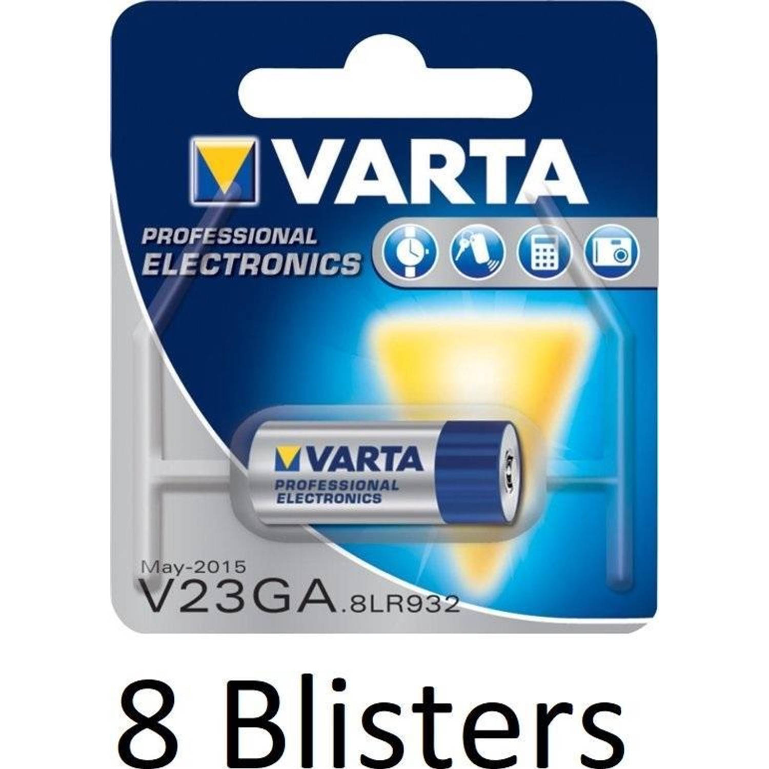 Varta 8 Stuks (8 Blisters A 1 St) V23ga Wegwerpbatterij Alkaline