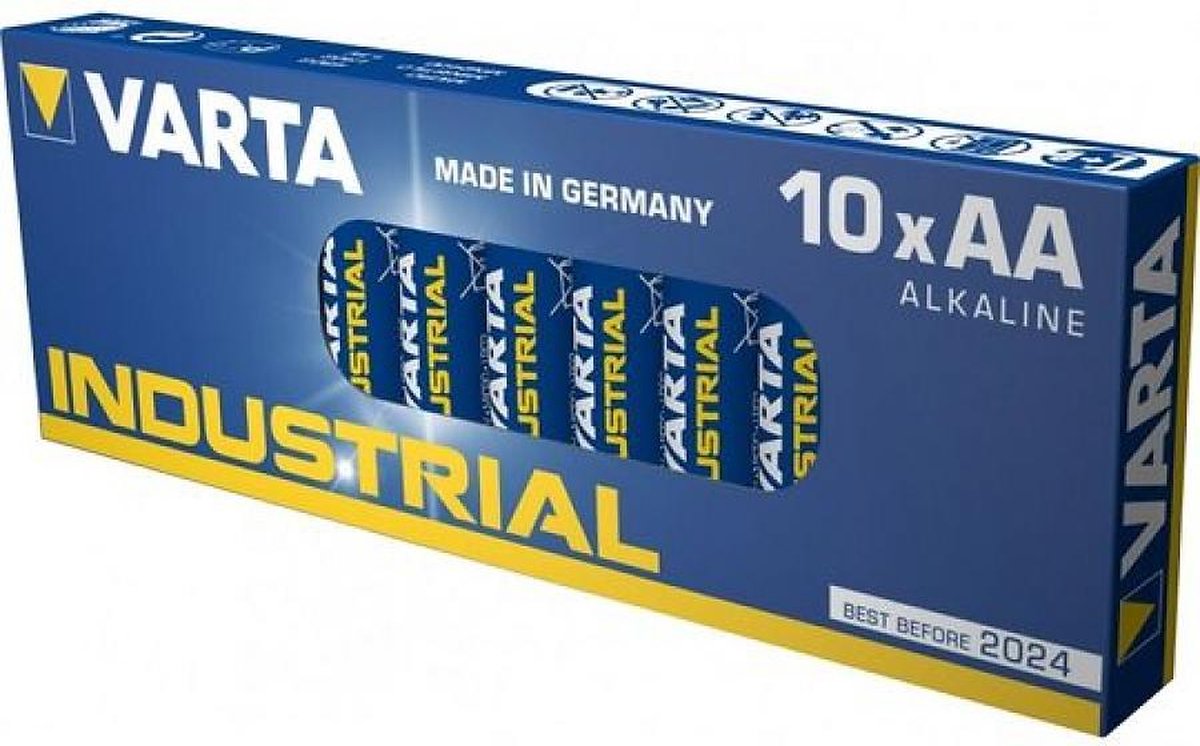 Varta Industrial Pro Mignon Aa Batterij 4006 (10st) 4008496882069