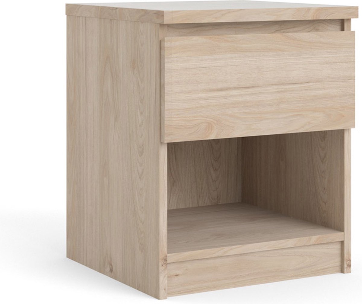 Nada Nachtkastje 1 Lade Hickory Decor. - Bruin