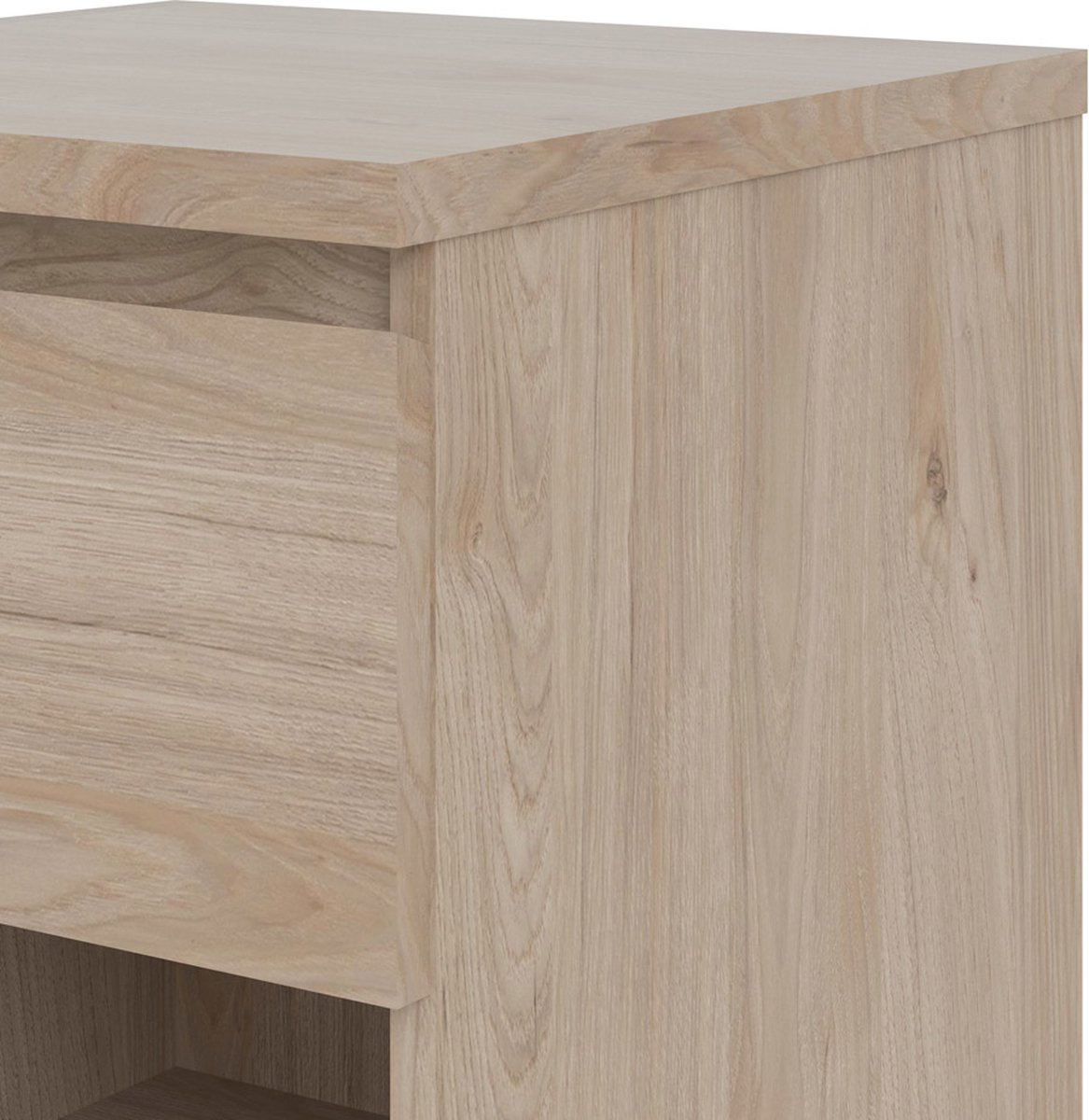 Nada Nachtkastje 1 Lade Hickory Decor. - Bruin