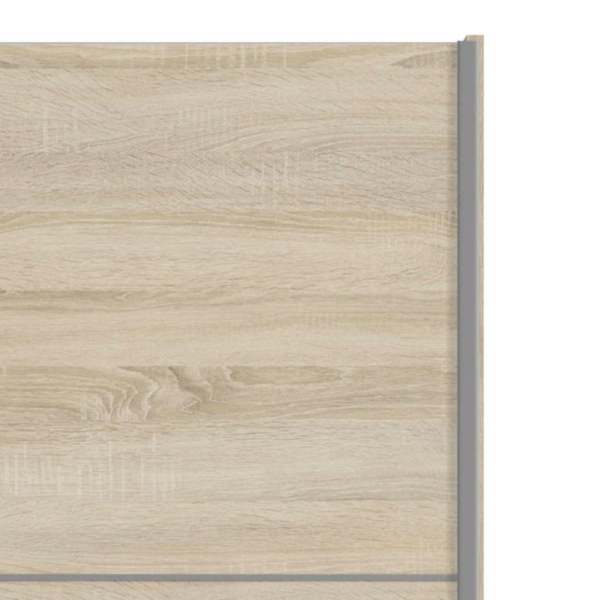 Veto Kledingkast A 2 Deurs H200 Cm X B150 Cm Eikenstructuur Decor. - Geel