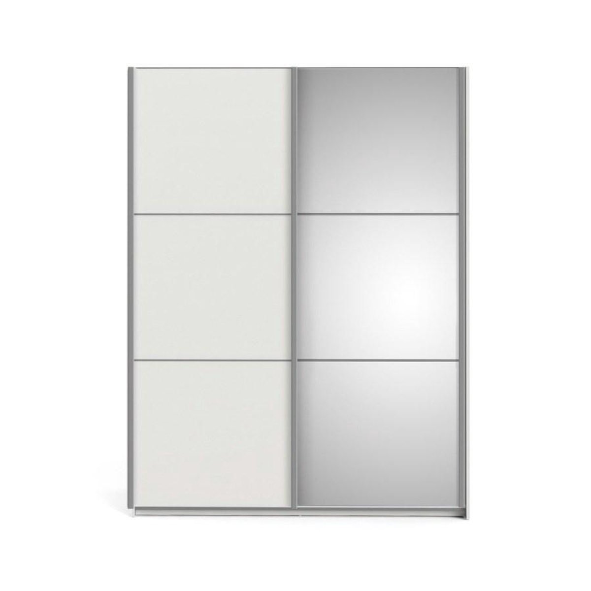 Veto Kledingkast C 2 Deurs Met 1 Spiegel H200 Cm X B150 Cm Wit Essendecor.