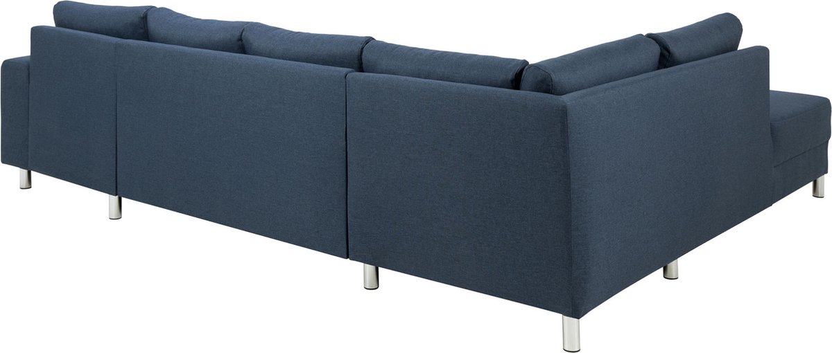 Calverton Hoekbank Chaise Longue Rechts Gericht Donker. - Blauw