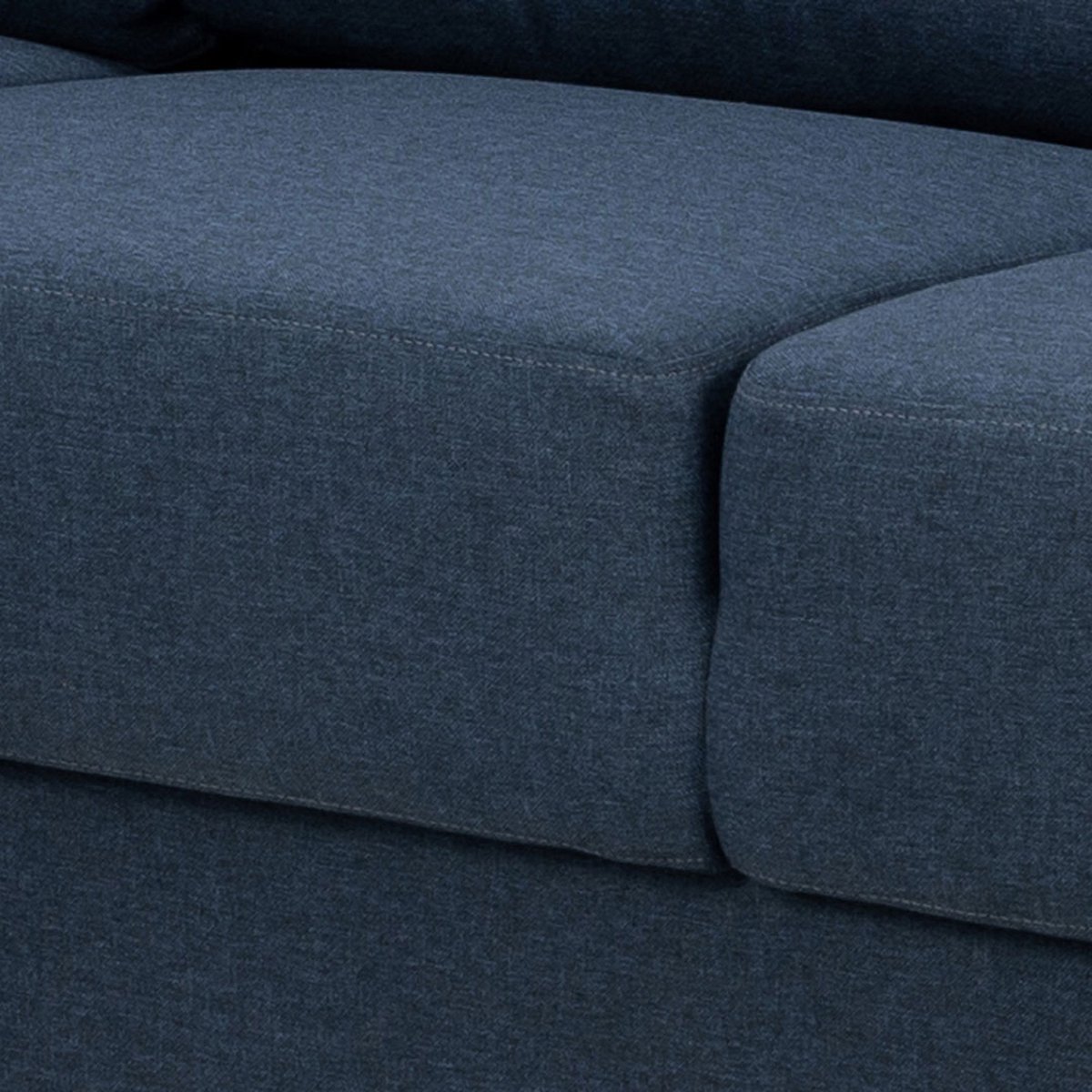 Calverton Hoekbank Chaise Longue Rechts Gericht Donker. - Blauw