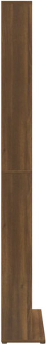 Vidaxl Cd-kast 102x23x177,5 Cm Bewerkt Houteikenkleurig - Bruin