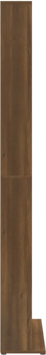 Vidaxl Cd-kast 102x23x177,5 Cm Bewerkt Houteikenkleurig - Bruin
