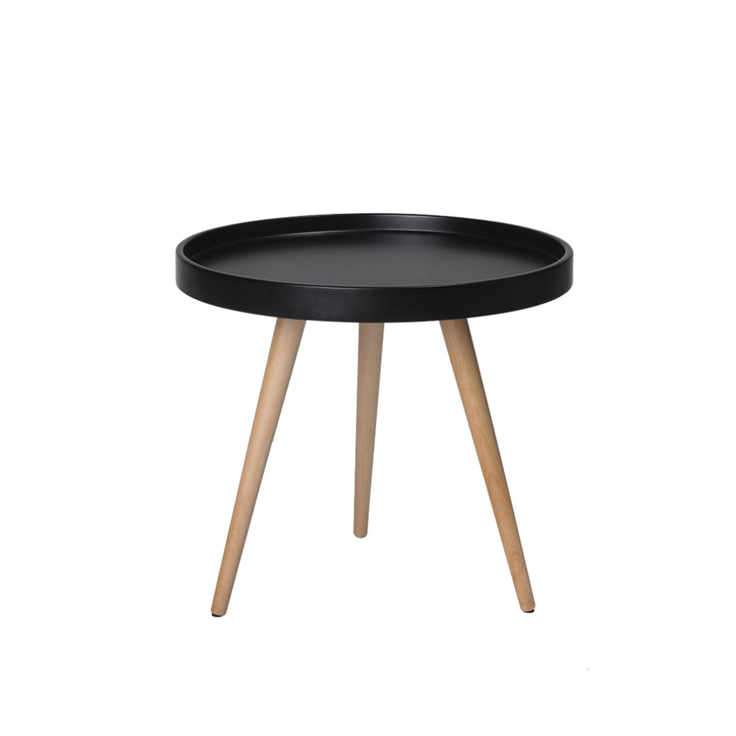 Osakae Ronde Salontafel 50 Cm. - Zwart