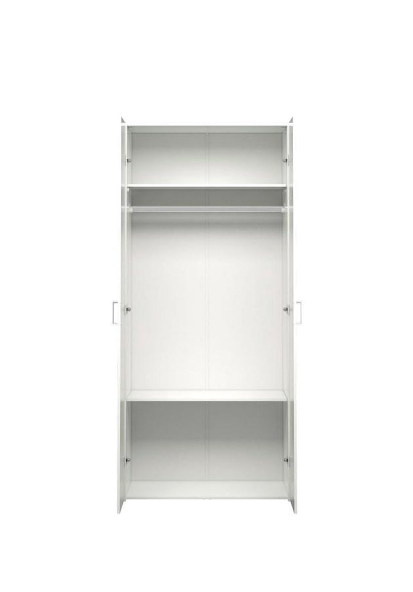 Spell Kledingkast B 2 Deuren Wit.