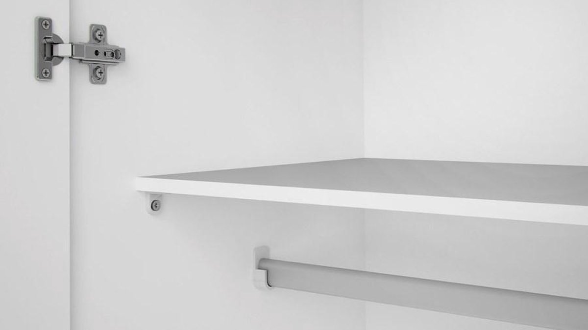 Spell Kledingkast B 2 Deuren Wit.