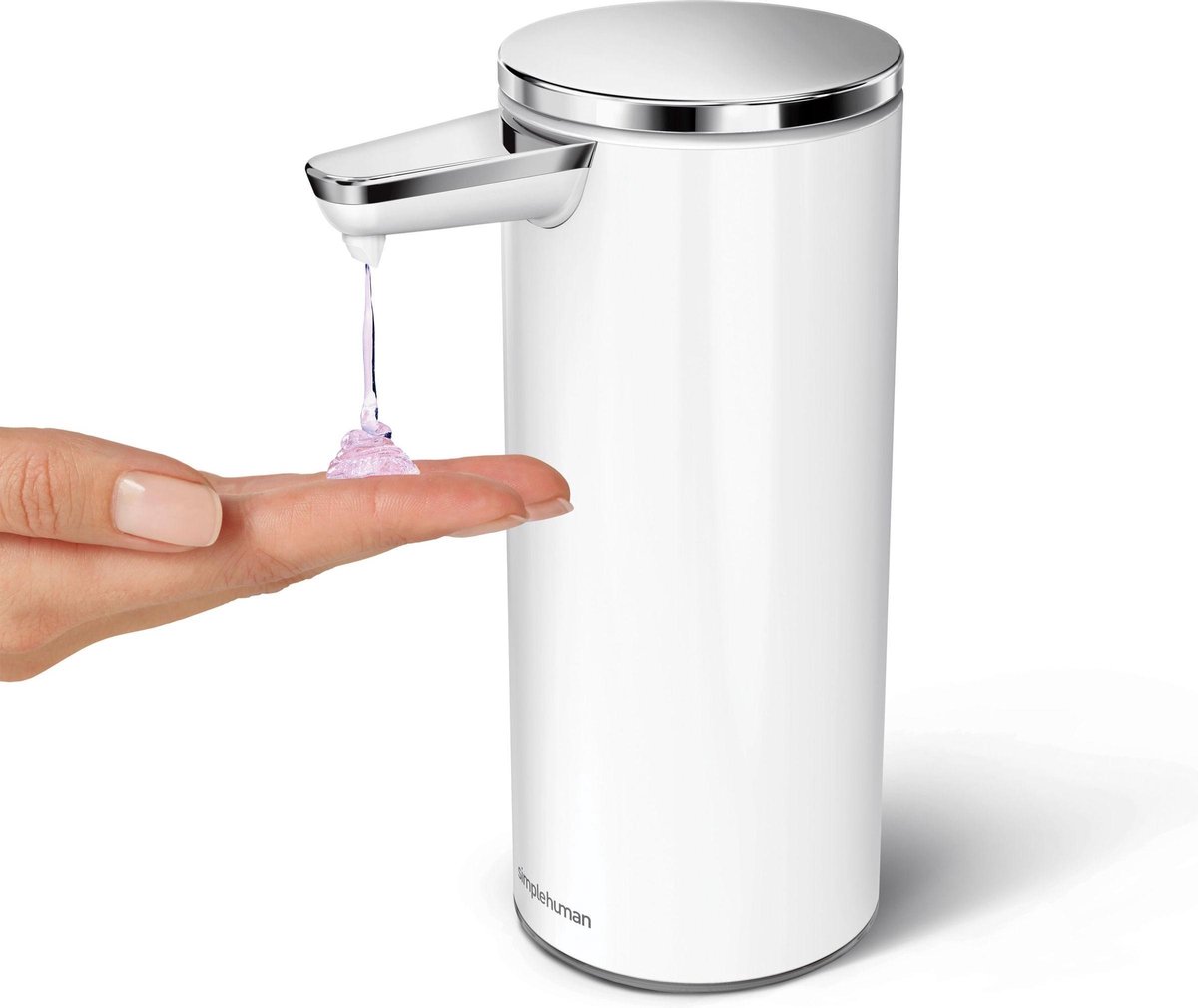 Simplehuman Sensor Zeepdispenser, Oplaadbaar, 266 Ml, Wit -