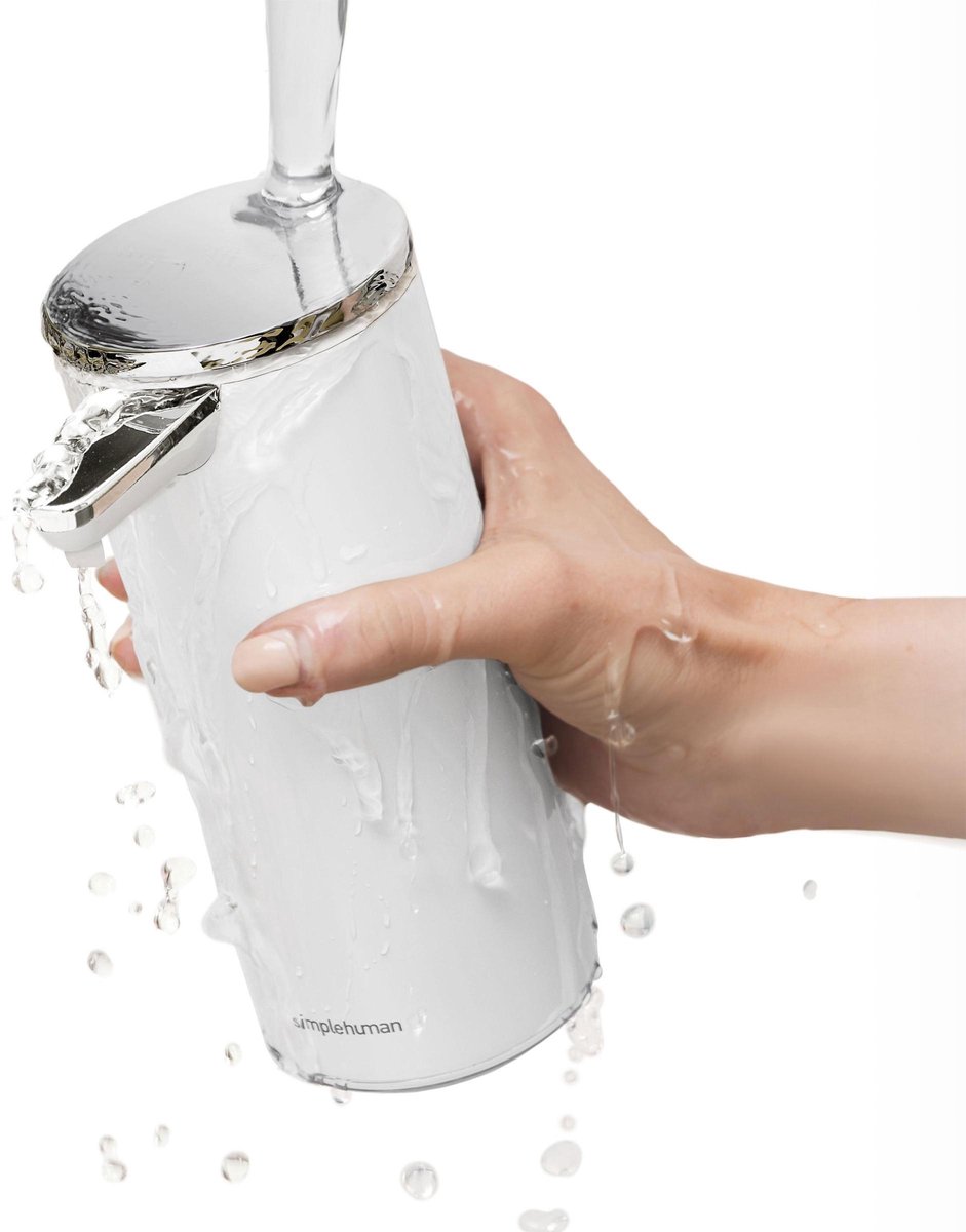 Simplehuman Sensor Zeepdispenser, Oplaadbaar, 266 Ml, Wit -