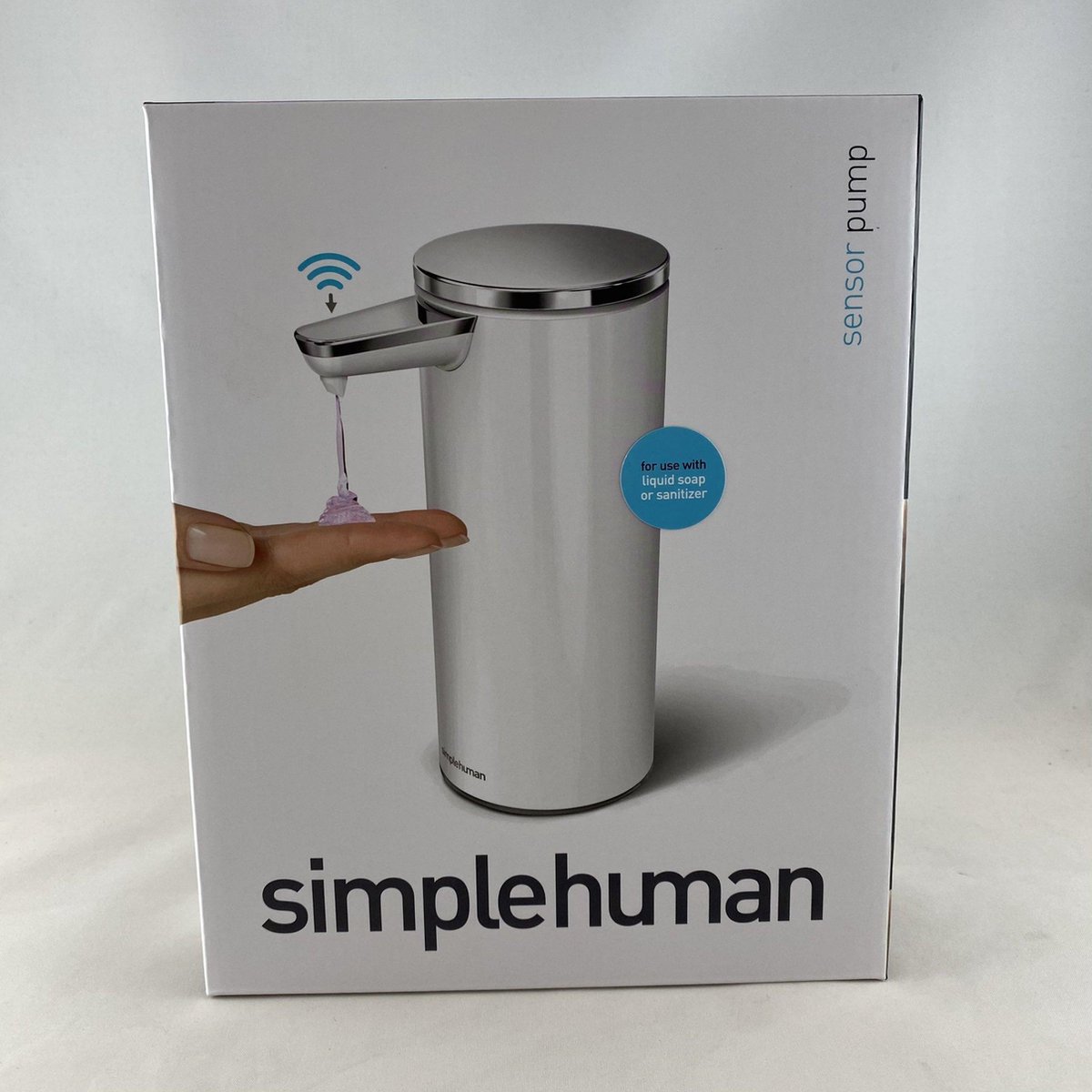 Simplehuman Sensor Zeepdispenser, Oplaadbaar, 266 Ml, Wit -