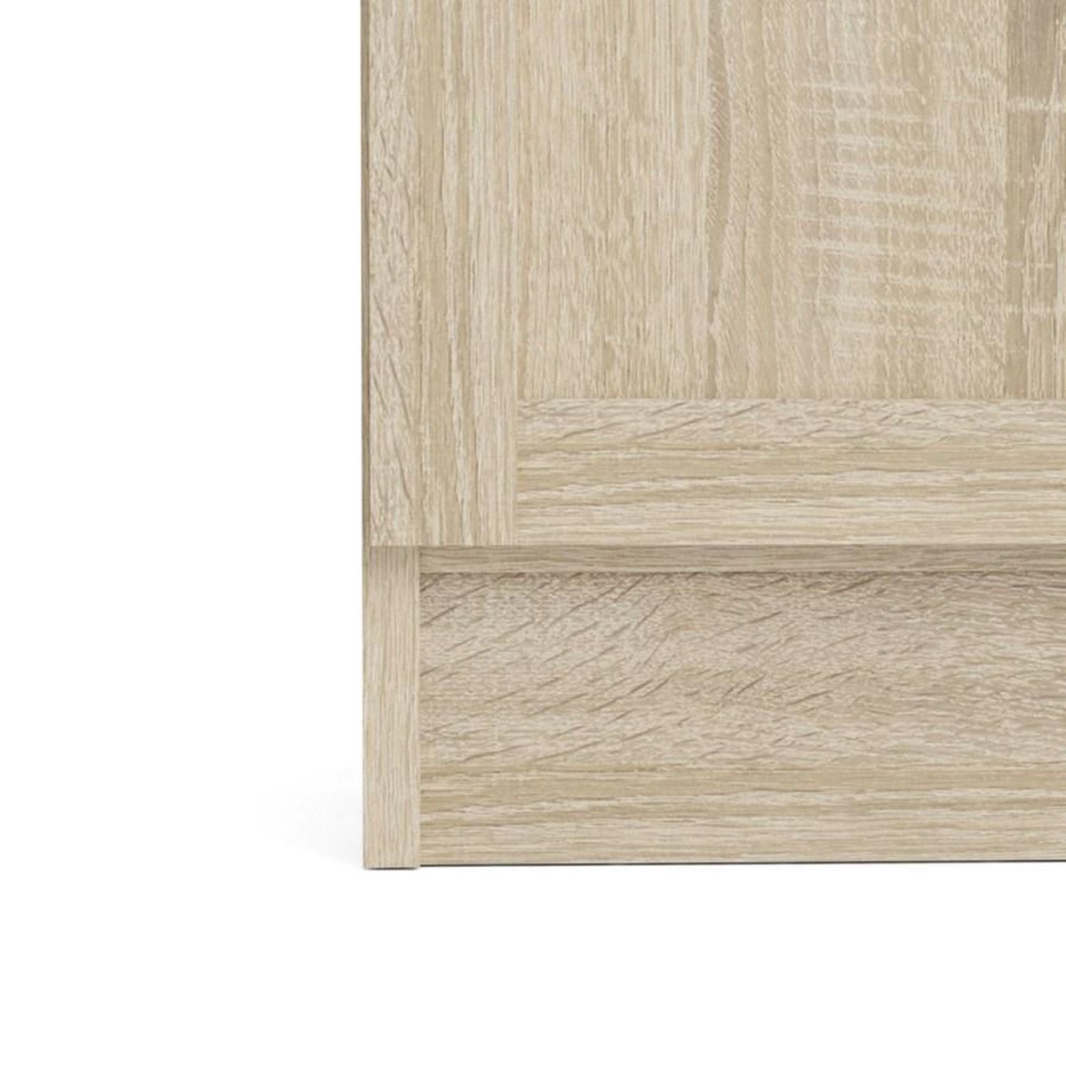 Base Wandkast 1 Plank En 1 Deur Eiken Structuur Decor . - Geel