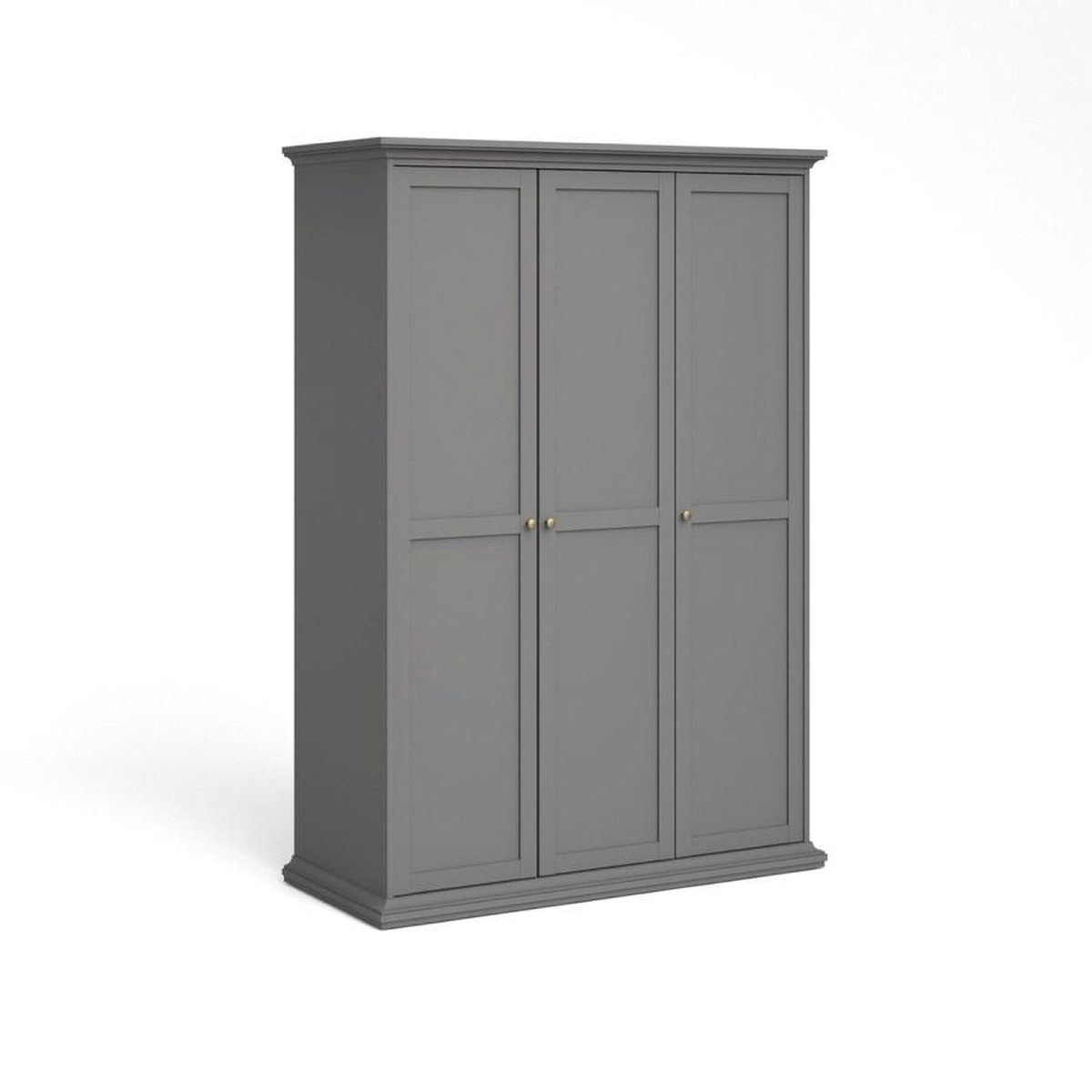 Venedig Kledingkast 3 Deuren Mat. - Grijs
