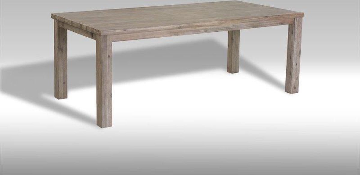 Alana Eetkamertafel 200x100x75 Cm Acaciahout. - Bruin