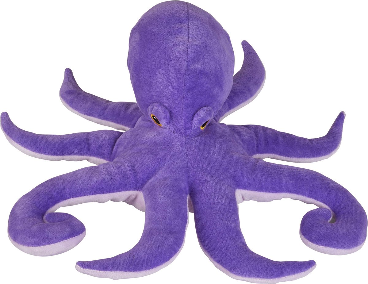 Pluche Knuffel Zeedieren Inktvis/octopus Van 33 Cm - Knuffel Zeedieren