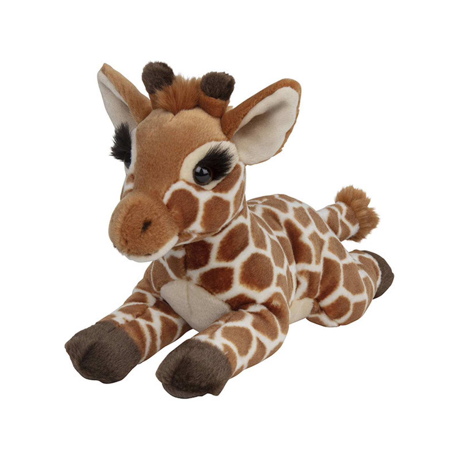 Pluche Dieren Knuffels Baby Giraffe Van 33 Cm - Knuffeldier