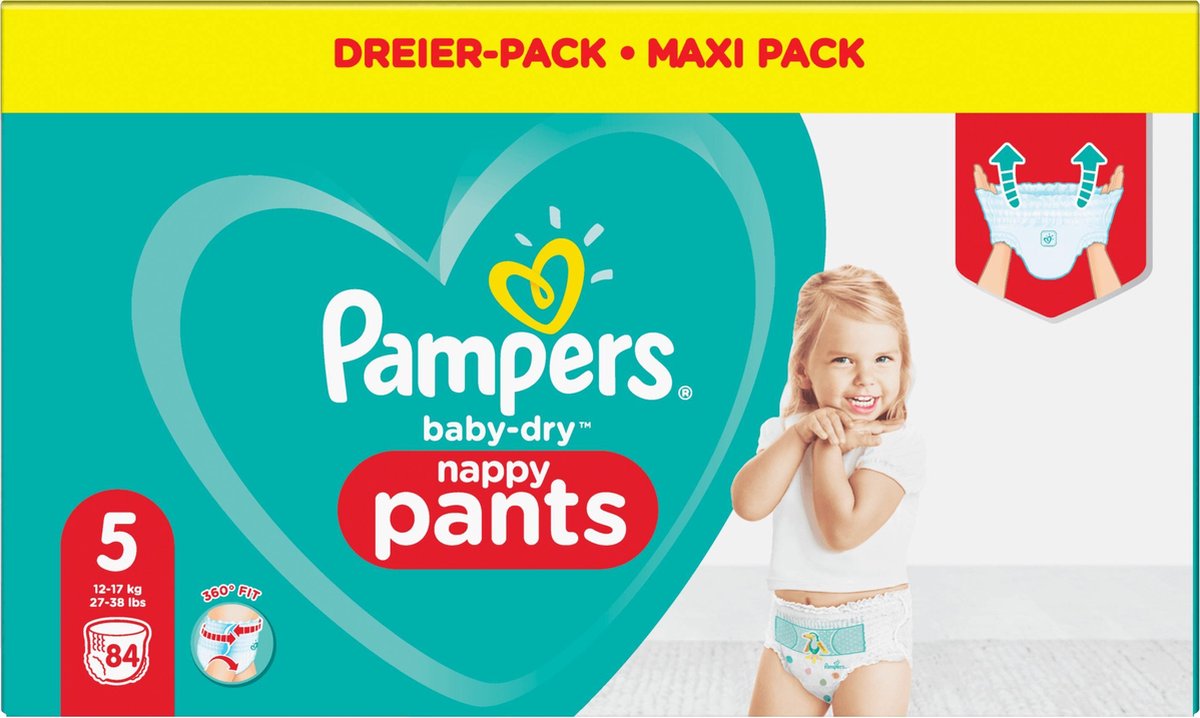 Pampers - Baby Dry Pants - Maat 5 - Mega Pack - 84 Luierbroekjes