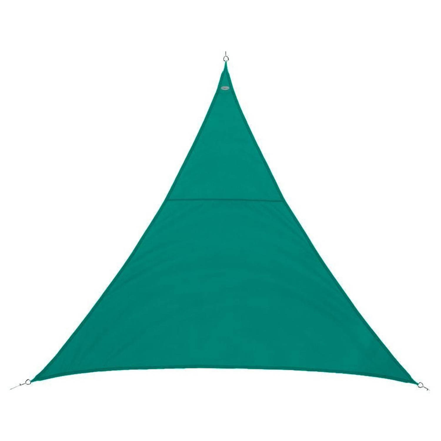 Polyester Schaduwdoek/zonnescherm Curacao Driehoek Mint 4 X 4 X 4 Meter - Schaduwdoeken - Groen