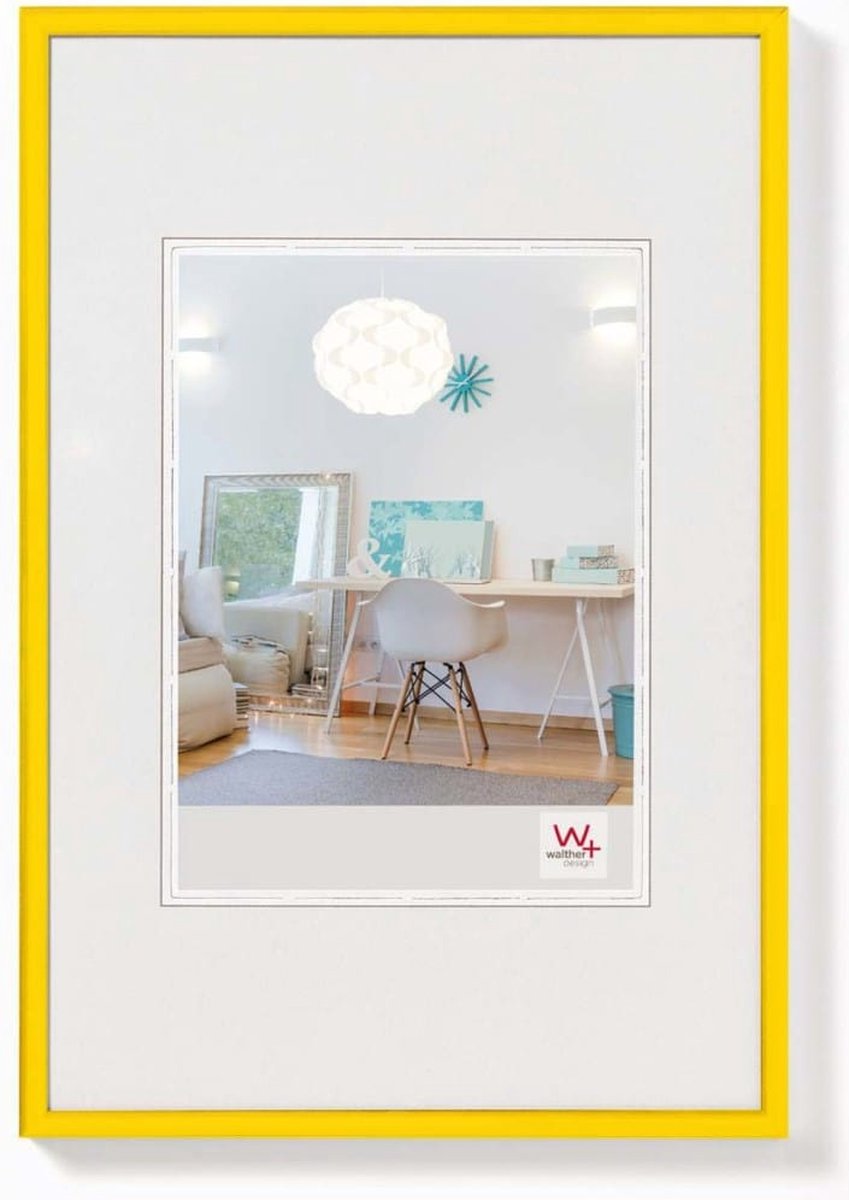 Walther Design New Lifestyle Kunststof Fotolijst 21x29,7cm A4 - Geel